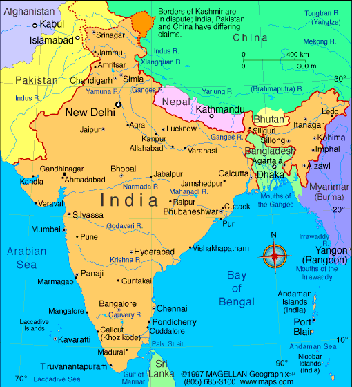 Surat Map and Surat Satellite Image